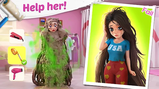 Project Makeover ڈاؤن لوڈ کریں – اسٹائل، میک اپ اور ڈیکور کا بہترین گیم - Screenshot 13