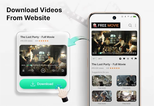 All Video Downloader ڈاؤن لوڈ کریں – ایچ ڈی ویڈیوز مفت حاصل کریں - Screenshot 1