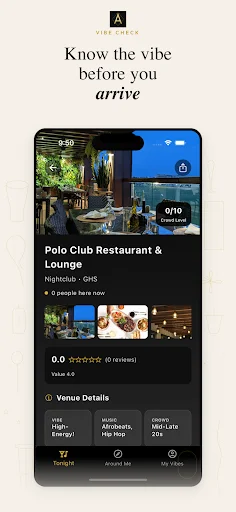 Accraaa ڈاؤن لوڈ کریں – گھانا کی نائٹ لائف اور ڈائننگ گائیڈ - Screenshot 3