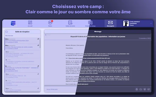 Ecole Directe Plus Unblock ڈاؤن لوڈ کریں – تعلیمی ڈیٹا تک رسائی - Screenshot 4