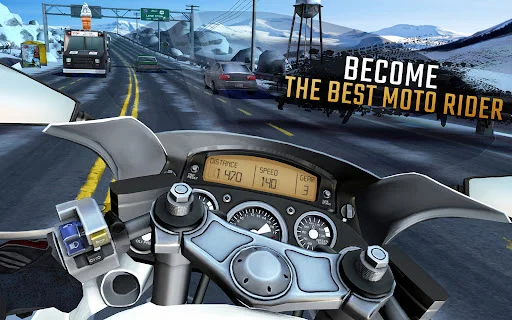 Moto Rider GO: Highway Traffic ڈاؤن لوڈ کریں – بہترین بائیک ریسنگ گیم - Screenshot 13
