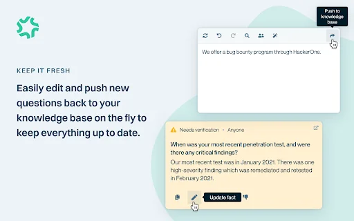 Conveyor Chrome Extension ڈاؤن لوڈ کریں – سیکیورٹی سوالنامے خودکار بنائیں - Screenshot 5