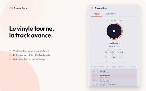 StreamSync ڈاؤن لوڈ کریں – Twitch VODs کے ساتھ Spotify ہم آہنگ کریں - Screenshot 2