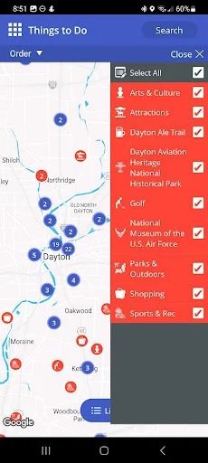 Destination Dayton ایپ ڈاؤن لوڈ کریں – ڈیٹن کی سیاحت کے لیے بہترین رہنما - Screenshot 5