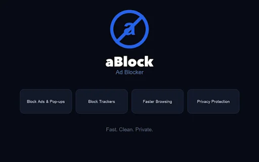 aBlock Ad Blocker ڈاؤن لوڈ کریں – تیز اور محفوظ براؤزنگ - Screenshot 2