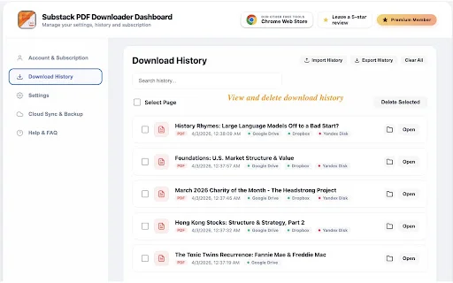 Substack PDF Downloader ڈاؤن لوڈ کریں – بہترین آرکائیو ٹول - Screenshot 5