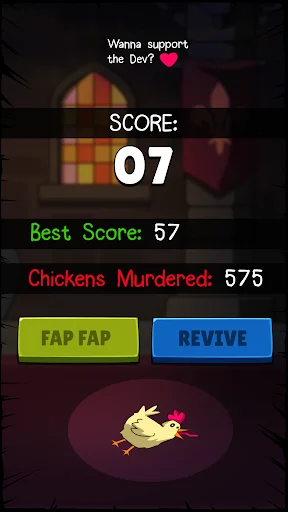Fap Fap Chicken – Tsunami ڈاؤن لوڈ کریں – دلچسپ آرکیڈ گیم - Screenshot 8