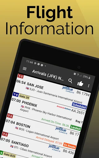 Fort Lauderdale Flights ڈاؤن لوڈ کریں – FLL ایئرپورٹ پروازوں کی معلومات - Screenshot 7