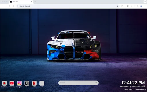 BMW M4 لائیو وال پیپر ڈاؤن لوڈ کریں – جدید کار تھیم مفت حاصل کریں - Screenshot 3