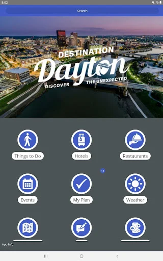 Destination Dayton ایپ ڈاؤن لوڈ کریں – ڈیٹن کی سیاحت کے لیے بہترین رہنما - Screenshot 9