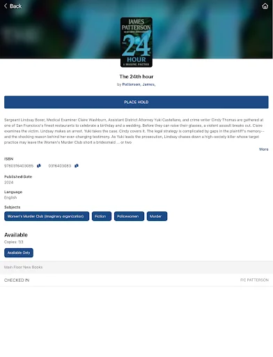 Danbury Library ایپ ڈاؤن لوڈ کریں – کتابوں کی تلاش اور اکاؤنٹ کا انتظام - Screenshot 16