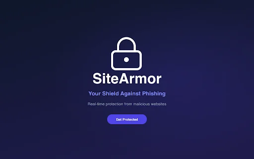 SiteArmor ڈاؤن لوڈ کریں – فشنگ اور نقصان دہ ویب سائٹس سے تحفظ - Screenshot 1