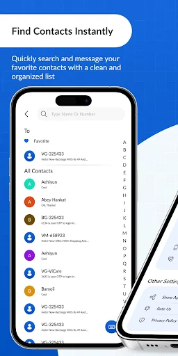 Messages – SMS & Chat Manager ڈاؤن لوڈ کریں – محفوظ اور تیز چیٹنگ - Screenshot 4