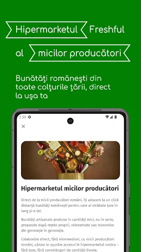 Freshful by eMAG ڈاؤن لوڈ کریں – تازہ گروسری کی تیز ترسیل - Screenshot 7