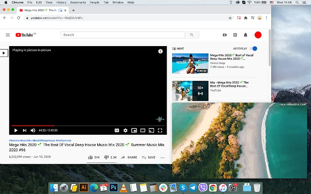 Picture-in-Picture with Playback Controls ڈاؤن لوڈ کریں – فلوٹنگ ویڈیو پلیئر - Screenshot 1