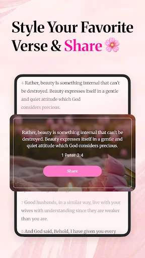 Bible For Women ڈاؤن لوڈ کریں – خواتین کے لیے روزانہ بائبل اور دعائیں - Screenshot 12