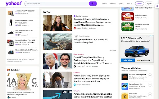Yahoo Homepage ڈاؤن لوڈ کریں – تازہ ترین خبریں اور اپ ڈیٹس حاصل کریں - Screenshot 4