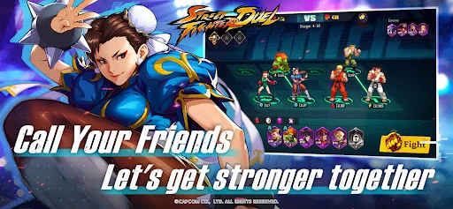 Street Fighter Duel ڈاؤن لوڈ کریں – بہترین Idle RPG گیم - Screenshot 3