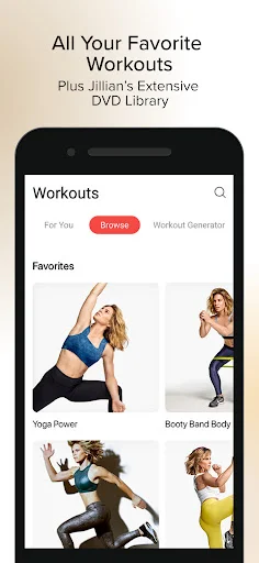 Jillian Michaels Fitness App ڈاؤن لوڈ کریں – گھر بیٹھے فٹنس - Screenshot 4