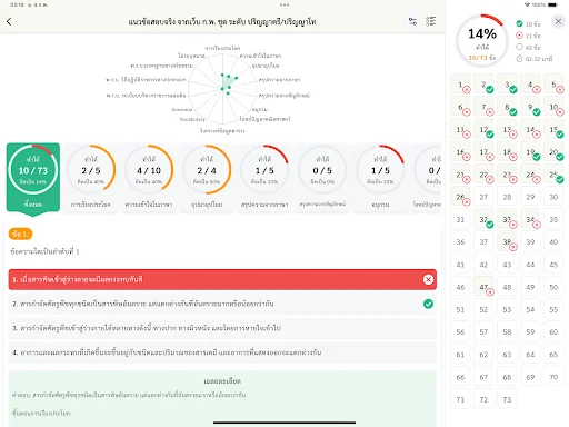 แนวข้อสอบ ก.พ. ایپ ڈاؤن لوڈ کریں – سرکاری امتحان کی تیاری - Screenshot 10