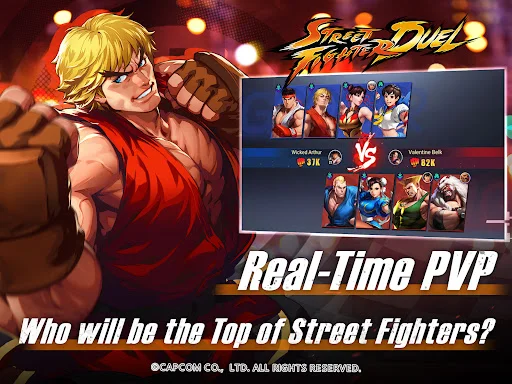 Street Fighter Duel ڈاؤن لوڈ کریں – بہترین Idle RPG گیم - Screenshot 9
