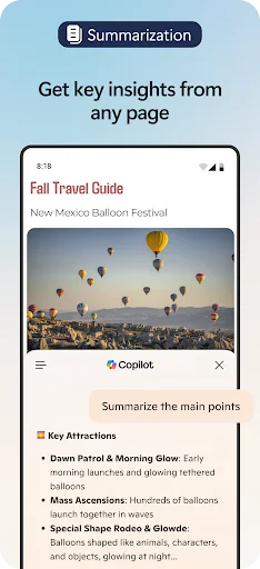 Microsoft Edge Beta ڈاؤن لوڈ کریں – AI اور Copilot کے ساتھ تیز ترین براؤزنگ - Screenshot 2