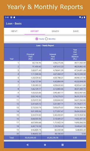 Financial Calculator India ڈاؤن لوڈ کریں – بہترین مالیاتی ٹولز - Screenshot 12