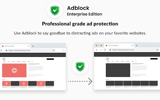 Adblock Enterprise Edition ڈاؤن لوڈ کریں – اشتہارات ہٹانے کا بہترین ٹول - Screenshot 1