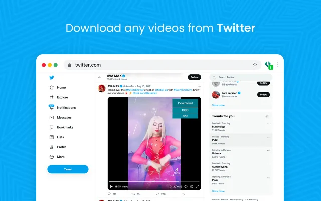 Web Video Downloader ڈاؤن لوڈ کریں – کروم کے لیے بہترین ویڈیو ڈاؤن لوڈر - Screenshot 3