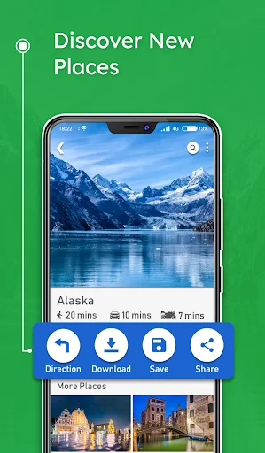 Maps, Navigation & Directions ڈاؤن لوڈ کریں – مفت آف لائن نیویگیشن - Screenshot 3