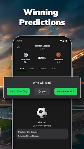 Amazic Football Live Scores ڈاؤن لوڈ کریں – فٹ بال کے براہ راست اسکورز - Screenshot 2