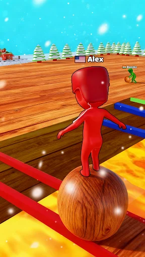 Snow Race 3D ڈاؤن لوڈ کریں – بہترین برفانی ریسنگ گیم - Screenshot 9