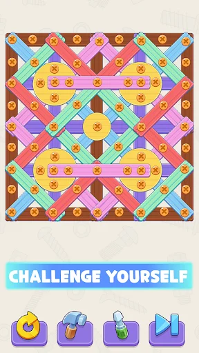 Screw It Out: Wood Puzzle ڈاؤن لوڈ کریں – دماغی کھیل - Screenshot 20