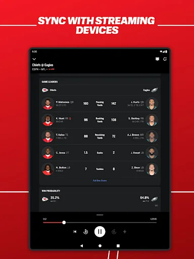 ESPN ایپ ڈاؤن لوڈ کریں – کھیلوں کے تازہ ترین اسکورز اور لائیو اپ ڈیٹس حاصل کریں - Screenshot 13