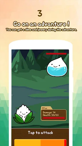 Slime Evolution ڈاؤن لوڈ کریں – پیارے سلائمز کی دیکھ بھال کریں - Screenshot 3