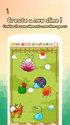 Slime Evolution ڈاؤن لوڈ کریں – پیارے سلائمز کی دیکھ بھال کریں - Screenshot 1