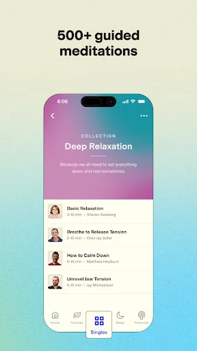 Happier Meditation ڈاؤن لوڈ کریں – ذہنی سکون اور مراقبہ کے لیے بہترین ایپ - Screenshot 7