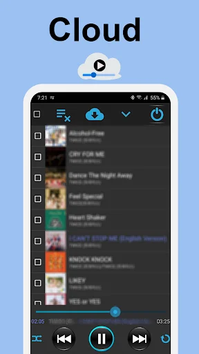 Music Player: Folder Music+ ڈاؤن لوڈ کریں – بہترین آف لائن اور کلاؤڈ میوزک پلیئر - Screenshot 3