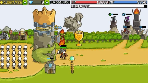 Grow Castle ڈاؤن لوڈ کریں – بہترین ٹاور ڈیفنس گیم اب مفت حاصل کریں - Screenshot 5