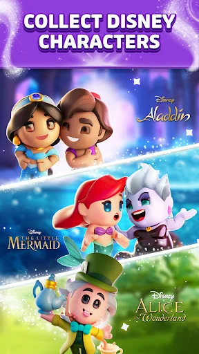 Disney Magic Match 3D ڈاؤن لوڈ کریں – دلچسپ ڈزنی پزل گیم - Screenshot 9