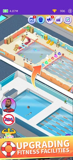 Idle GYM Sports ڈاؤن لوڈ کریں – بہترین فٹنس مینجمنٹ گیم - Screenshot 2