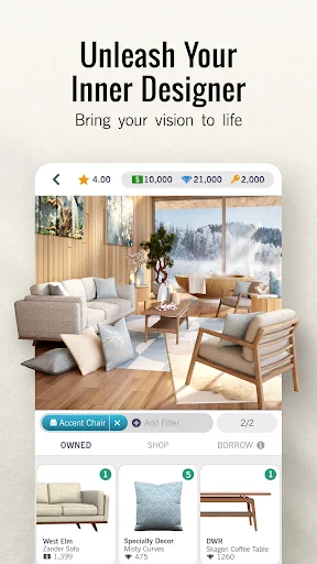 Design Home ڈاؤن لوڈ کریں – اپنا خوابوں کا گھر سجائیں - Screenshot 1