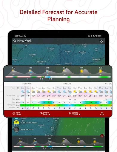 Windy.com – Weather Forecast ڈاؤن لوڈ کریں – درست موسم کی پیش گوئی - Screenshot 10