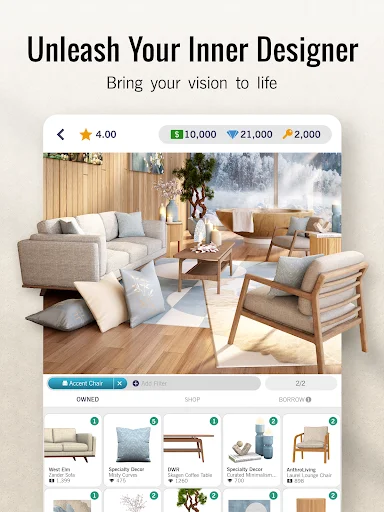 Design Home ڈاؤن لوڈ کریں – اپنا خوابوں کا گھر سجائیں - Screenshot 13