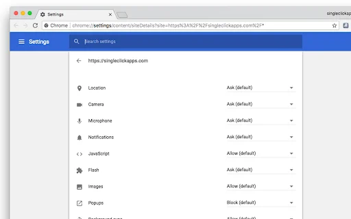 Plugins Chrome Extension ڈاؤن لوڈ کریں – ایکسٹینشنز اور پرمیشنز کا بہترین کنٹرول - Screenshot 4