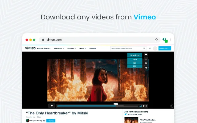 Web Video Downloader ڈاؤن لوڈ کریں – کروم کے لیے بہترین ویڈیو ڈاؤن لوڈر - Screenshot 5