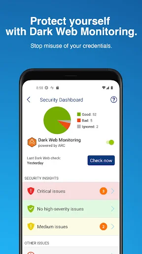 Sticky Password Manager ڈاؤن لوڈ کریں – محفوظ پاس ورڈ کا انتظام - Screenshot 5