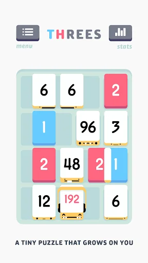 Threes! ڈاؤن لوڈ کریں – لت لگانے والی بہترین پزل گیم مفت - Screenshot 1