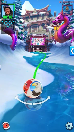 Bowling Crew ڈاؤن لوڈ کریں – بہترین تھری ڈی بولنگ گیم - Screenshot 6