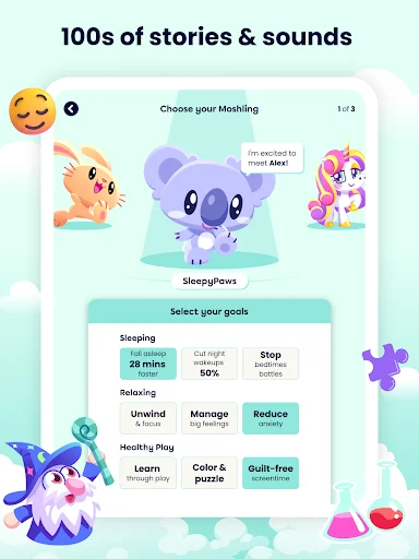 Moshi Kids ڈاؤن لوڈ کریں – بچوں کے لیے بہترین نیند اور کہانیاں - Screenshot 18